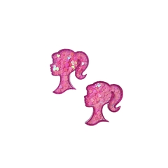 Aplique Barbie Pink Corações Rosa