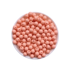 Miçanga Bolinha Coral Claro