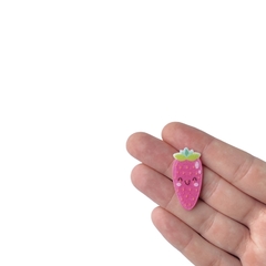 Aplique Morango Rosa Plano Brilho Rostinho - 2 unidades - comprar online