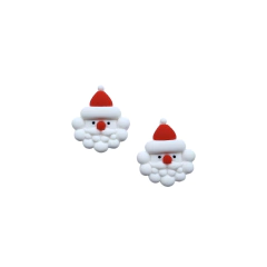 Aplique Papai Noel Rostinho Barba Bolinhas