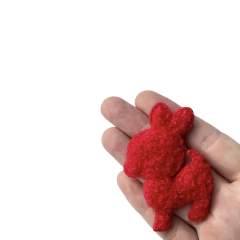 Aplique Bambi Lã Vermelho - 2 unidades - comprar online