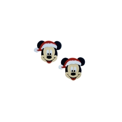 Aplique Mickey Gorro de Natal Acrílico