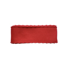 Fita Lisa Borda Pompom Yama Poppy Red 235