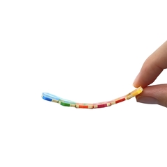Aplique Lápis Colorido Grande Curvado Acrílico - 2 unidades na internet