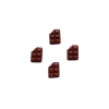 Aplique Barrinha de Chocolate - 4 unidades