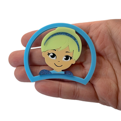Aplique Orelhinha Princesa Cinderela Acrílico - 2 unidades - comprar online