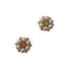 Aplique Luxo Flor De Pérolas Com Strass