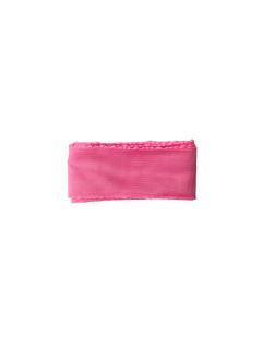 Fita Organza Borda Trabalhada (38mm) - ApliqueMe | Apliques incríveis para seu artesanato!