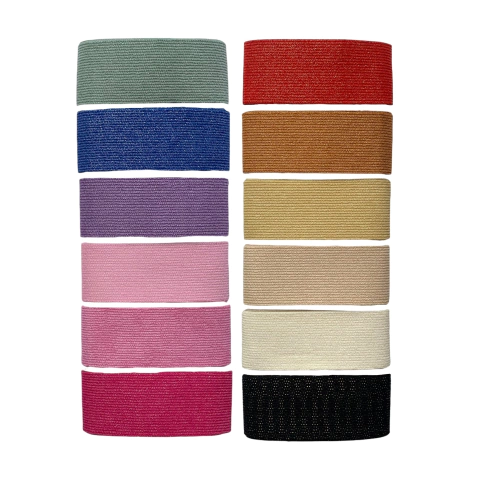 Fita Veludo Cotelê Com Brilho