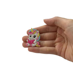 Aplique Baby Unicórnio Escolar Emborrachado - 2 unidades - comprar online