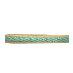 Fita Bordada Coração (10mm)
