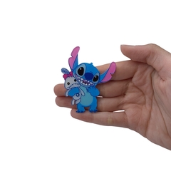 Aplique Sitch Ursinho Abraçado Plano Brilho (Lilo & Stitch) - 2 unidades - comprar online