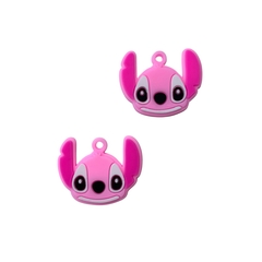 Aplique/Pingente Angel Emborrachado (Lilo & Stitch) - 2 unidades