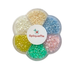 Mini Caixinha da Criatividade Chaton Meia Bola Irisada Candy (4mm) - 1 unidade