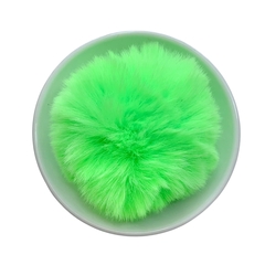 Pompom Pelinho Liso G Verde Neon (7cm) - 2 unidades