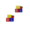Aplique Bloquinhos ABC Emborrachado - 2 unidades - comprar online