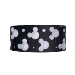 Fita Gorgurão Sakura Estampada Mickey Mouse Rostinho