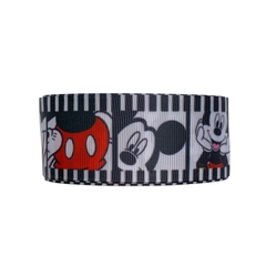 Fita Gorgurão Sakura Estampada Mickey Mouse Fita de Cinema