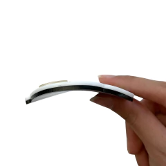 Aplique Coelhinha de Óculos Sentada Cenoura Curvado Acrílico