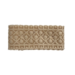 Fita Tule Bordado Escalope Losango (38mm) - comprar online