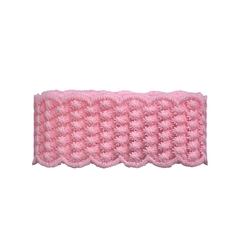 Fita Tule Bordado Escalope Margaridas (38mm) na internet