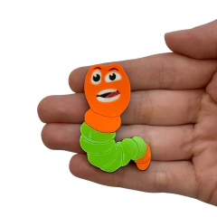 Aplique Bala Minhocas Acrílico - 2 unidades na internet