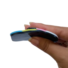 Aplique Bala Marshmallow Curvado Acrílico