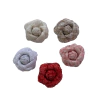 Aplique Flor de Tecido Tweed