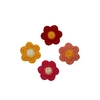 Aplique Florzinha Tricot 1 (Cores Mistas) - 4 unidades - comprar online