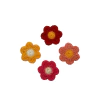 Aplique Florzinha Tricot 1 (Cores Mistas) - 4 unidades - comprar online
