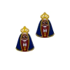 Aplique Nossa Senhora de Aparecida Emborrachado - 2 unidades - comprar online