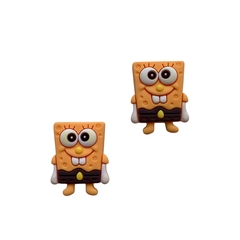 Aplique Bob Esponja Dentinho Emborrachado - 2 unidades - comprar online