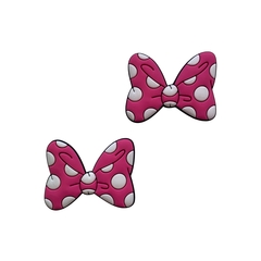 Aplique Lacinho Minnie Rosa Emborrachado (3cm) - 2 unidades - comprar online