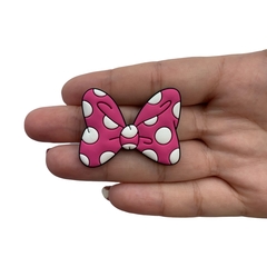 Aplique Lacinho Minnie Rosa Emborrachado (3cm) - 2 unidades na internet