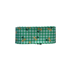 Fita Xadrez Cereja Borda Escalope (38mm) - comprar online