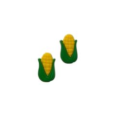 Aplique Espiga de Milho Fundo Branco Emborrachado - 2 unidades - comprar online