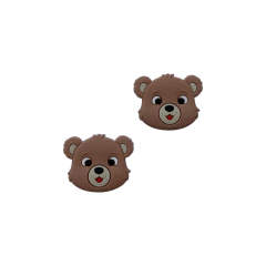 Aplique Ursinho Bebê Fofo Rostinho Marrom Claro Emborrachado