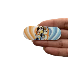Aplique Hair Clips Família Bluey Plano