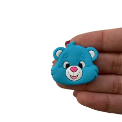 Aplique Ursinhos Carinhosos Rostinho Azul Emborrachado