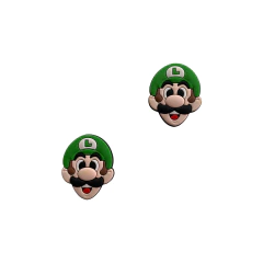 Aplique Luigi Rostinho Emborrachado (Super Mário Bros) - 2 unidades - comprar online