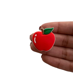 Aplique Maçã Fundo Branco Emborrachado - 2 unidades na internet