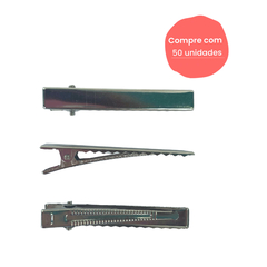 Bico de Pato Quadrado Prateado (5.5cm) - comprar online