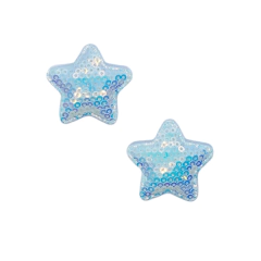 Aplique Estrela Paetê Branca Espelhada