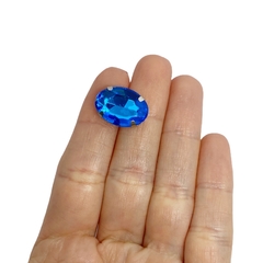 Aplique Pedra Oval (18mm)