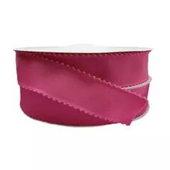 Fita Lisa Borda Pompom (38mm) - ApliqueMe | Apliques incríveis para seu artesanato!