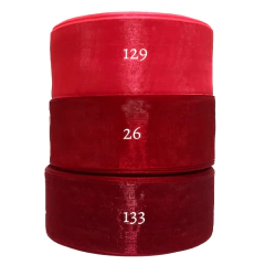Fita Organza/Voal Sanding Melancia 129 (38mm) - 5 Metros - comprar online