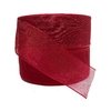 Fita Organza/Voal Sanding Vermelho Marsala 133