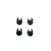 Aplique Mini Aranha Halloween Acrílico - 4 unidades