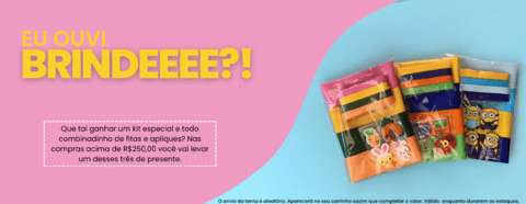 Imagem do banner rotativo ApliqueMe | Apliques incríveis para seu artesanato!