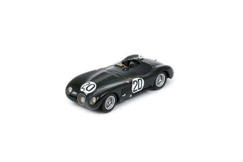 Miniatura Jaguar XK 120C #20 - Vencedor Le Mans 1951 - 1/43 Spark